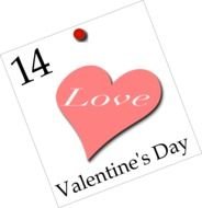 Valentines Day Graphics Clip Art drawing