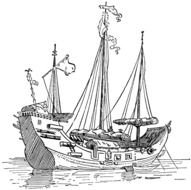 old Ship drawing