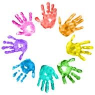 Hand Prints Early Childhood Education