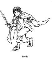 Lord Of The Rings Coloring Pages drawing