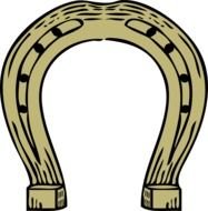 Horseshoe as a picture for clipart