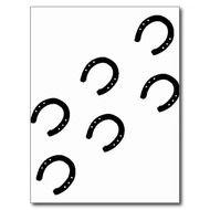 Horse Hoof Prints Clip Art N8