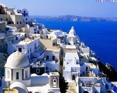 Fira Santorini Greece photo