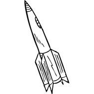 Rocket Ship Drawing N3