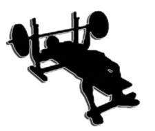 drawn man lifting barbell