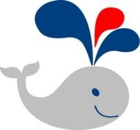 Pink Whale Clip Art N3