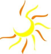 Sun Clip Art Vector