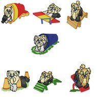 Dog Agility Clip Art N19