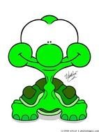 Cartoon Baby Sea Turtle N4