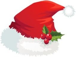 Santa Hat Clip Art drawing