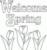 Flower Flowers Spring Coloring Pages Preschool
