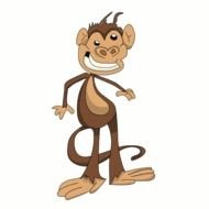 Crazy Cartoon Monkey