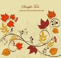 Autumn Leaves Vector Free