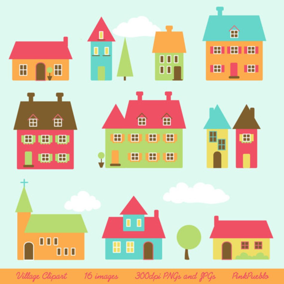Town Clip Art N2
