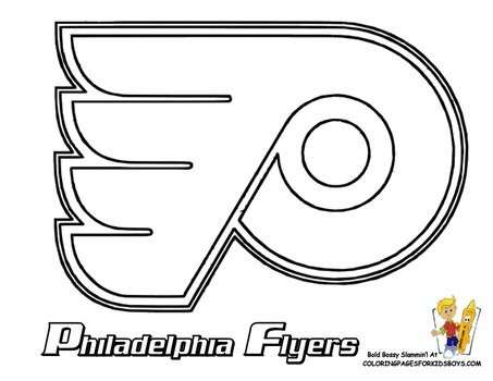 NHL Hockey Logos Coloring Pages N2
