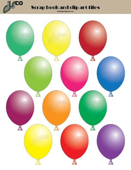 Balloon Clip Art N68