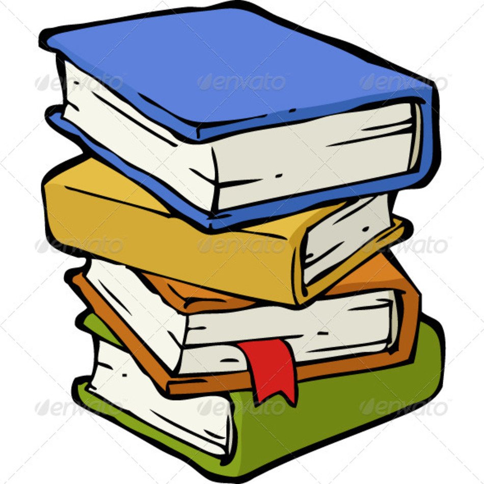 Cartoon Book Stack N3