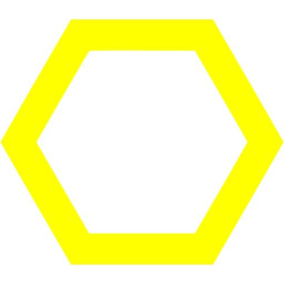 Yellow Hexagon N2