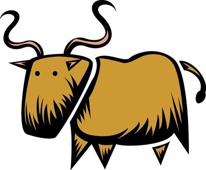 Bull By Horns Clip Art