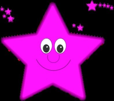 Star Face Clip Art N4