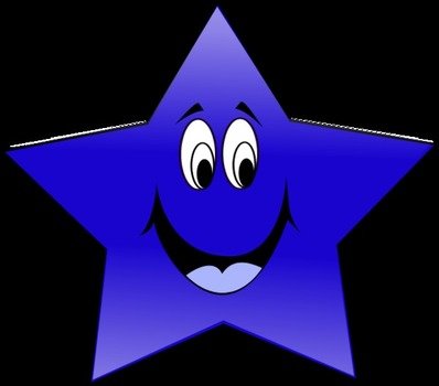 Star Face Clip Art N5