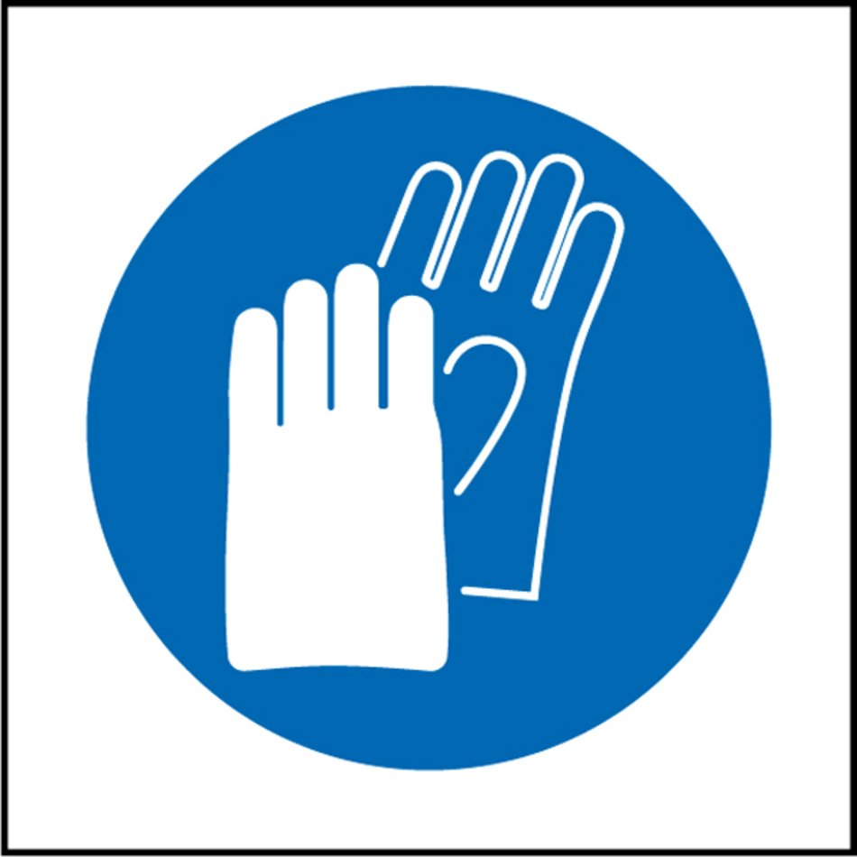 Safety Gloves Sign N3