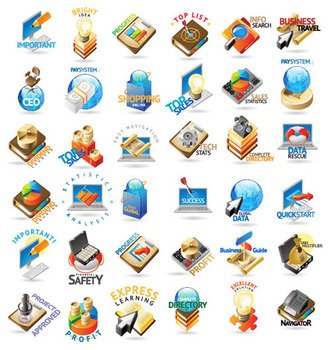 Financial Icon Clip Art