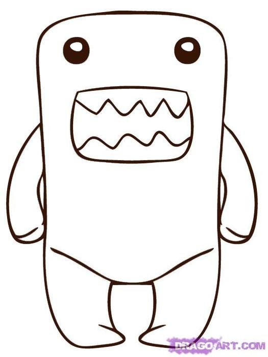 Domo Coloring Pages N2