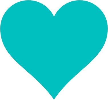 Blue Heart Clip Art N41