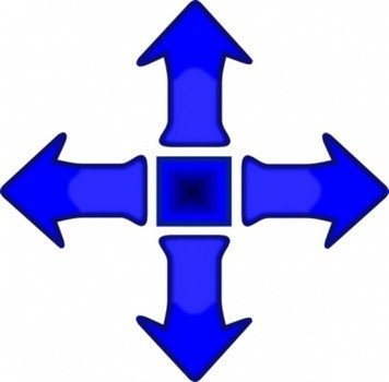 Game Controller Arrow Set Smooth Clip Art Free Vector