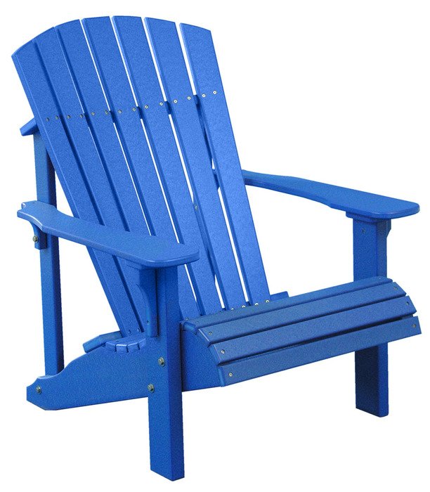 blue beach chair, render