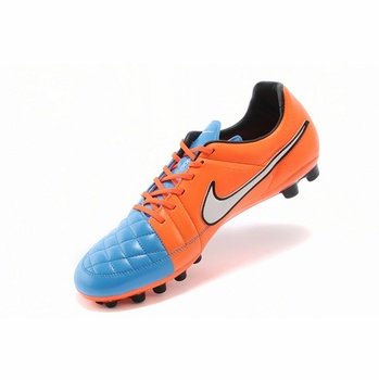 Nike Tiempo Blue And Orange Legacy