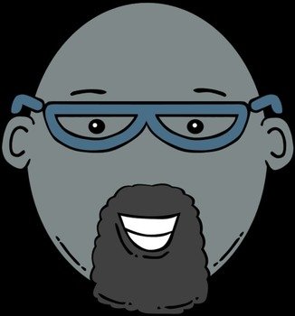 Cartoon Men Face Clip Art N2