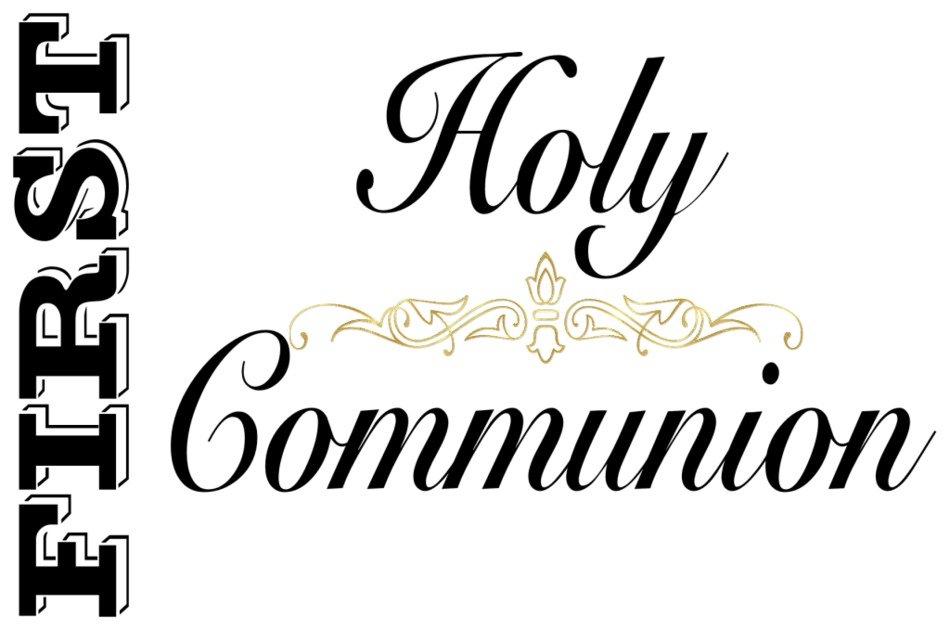 First Holy Communion banner drawing