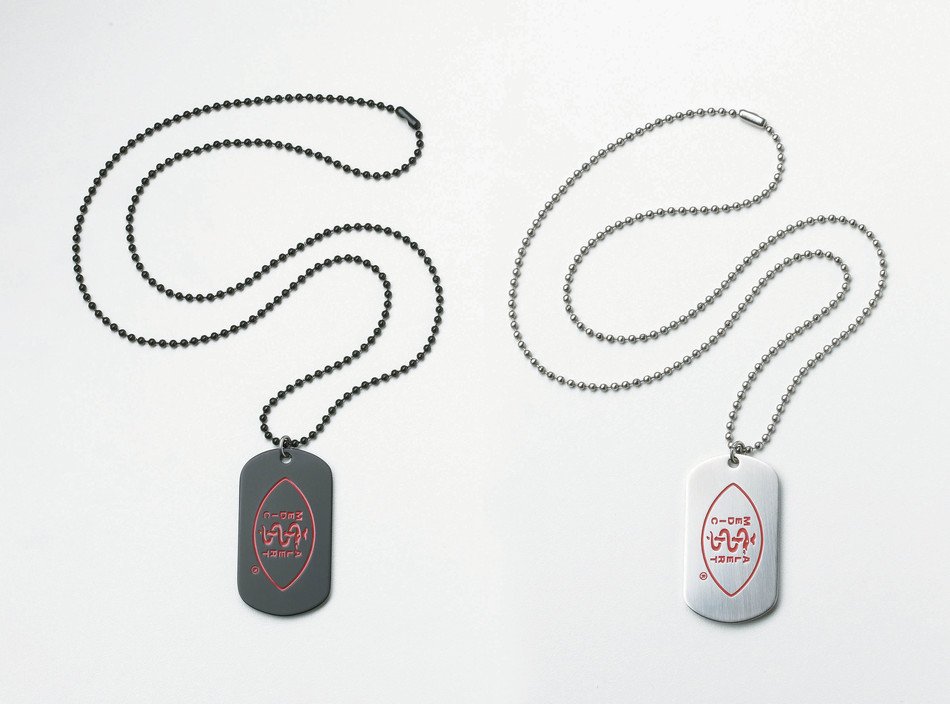 two medallions on chains as a picture for a clipart