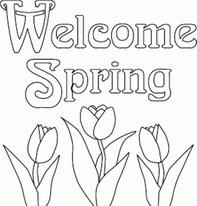 Flower Flowers Spring Coloring Pages Preschool