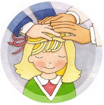 LDS Jesus Baptism Clip Art N2