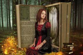 Fairytale Gothic girl