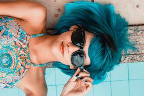 Blue Sunglasses