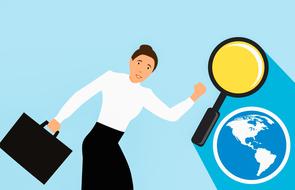 research market business drawing