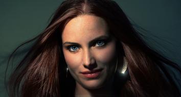 young Woman with blue eyes, Portrait