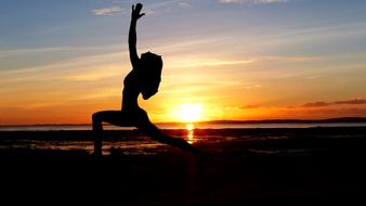 Yoga training at Ocean at Sunset