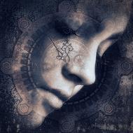 mysterious girl on the cover of the CD