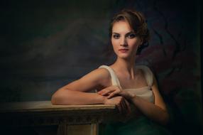 portrait of a lovely woman