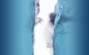 Woman Man Pair in water