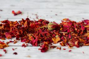 dried blossoms