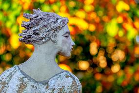 mystical female sculpture