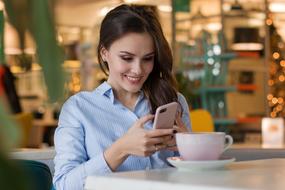 Woman and coffe