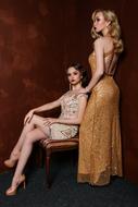 vintage, glamour woman