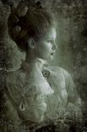 Fantasy Book Cover Portrait drawing